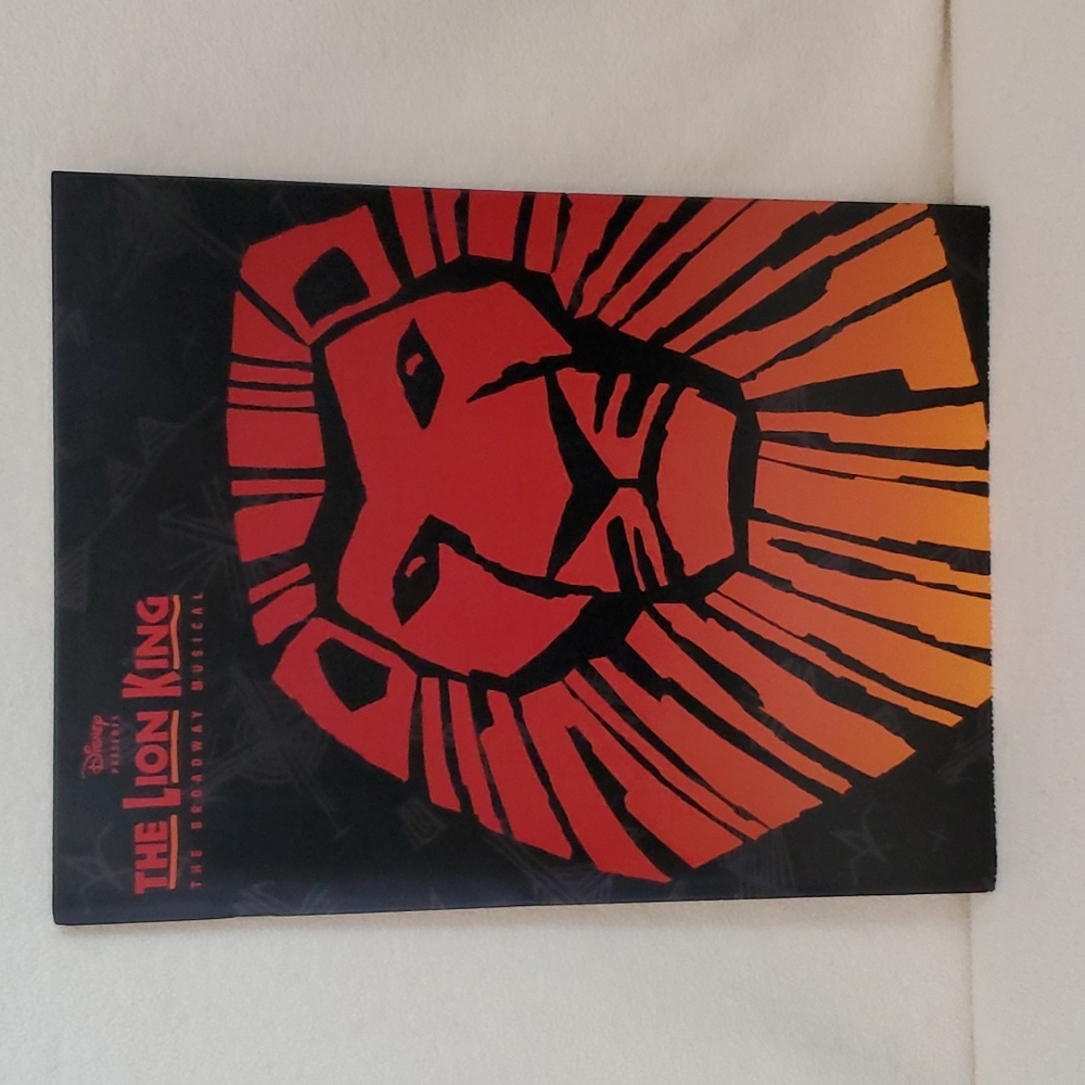 The Lion King Broadway Souvenir Program Cast List 1997